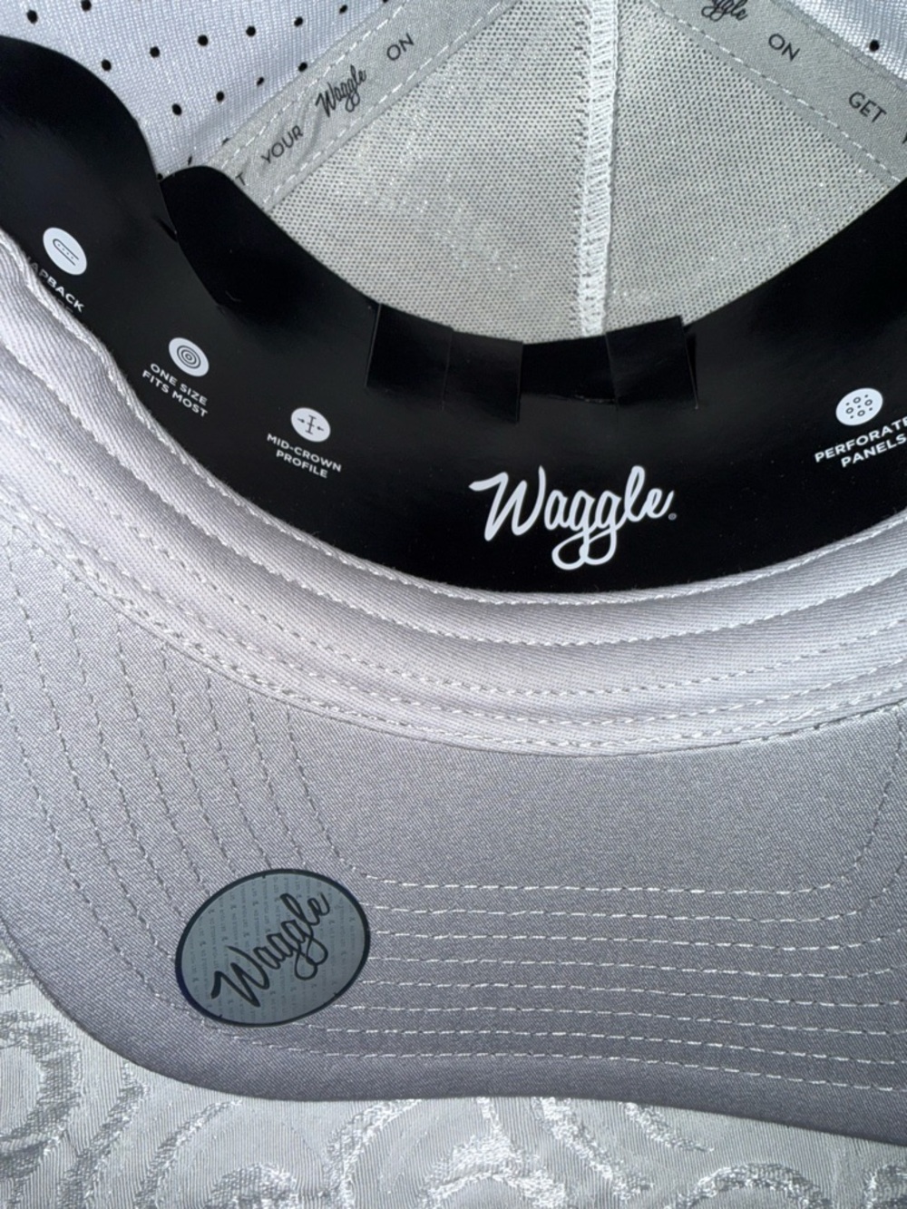 Waggle Largemouth hat with Green Fish Logo - - Picture 8 of 8